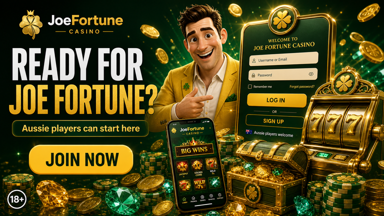 Joe Fortune welcome bonus and free spins