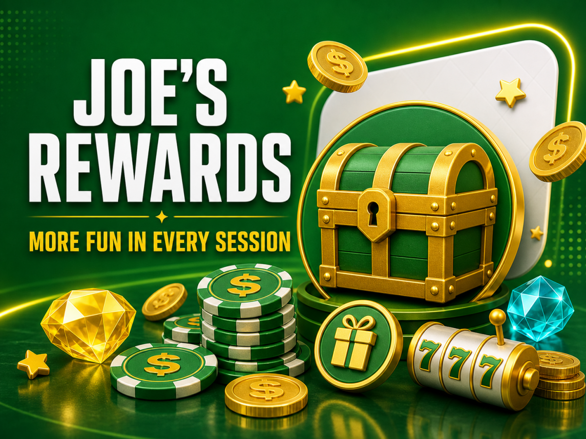 Joe Fortune pokies and casino lobby